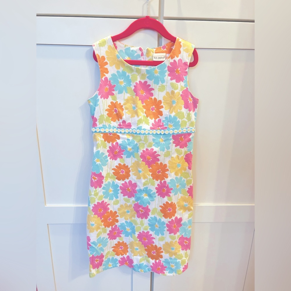 K.C. Parker Girls size 12 shift dress. EUC. Lilly Pulitzer -ish